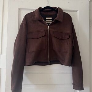 Brown Suede Jacket